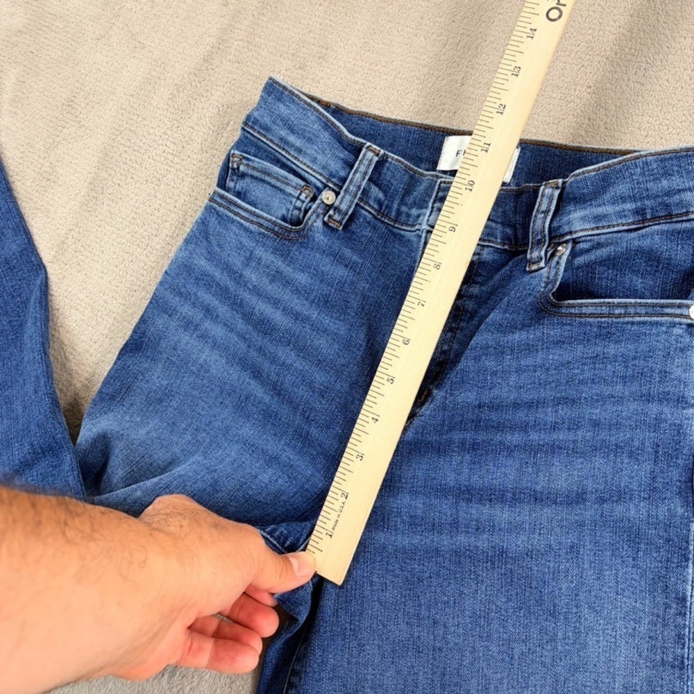 FRAME Le Slim Palazzo Wide Leg Jeans in Canals Stretch Denim Women 26 $278 - Picture 9 of 11